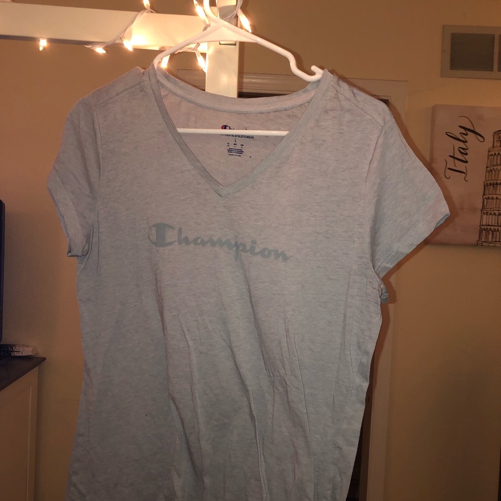 Champion v neck tee